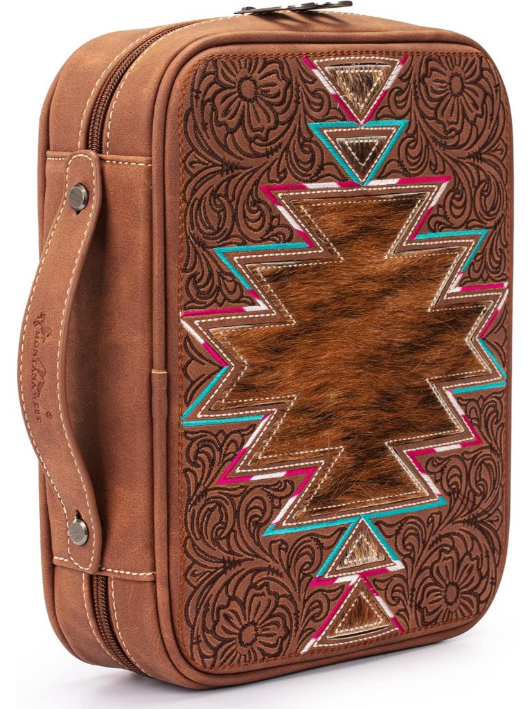 Western Style Embroidered Bible Covers For Women Men Book Carrying Case Church B